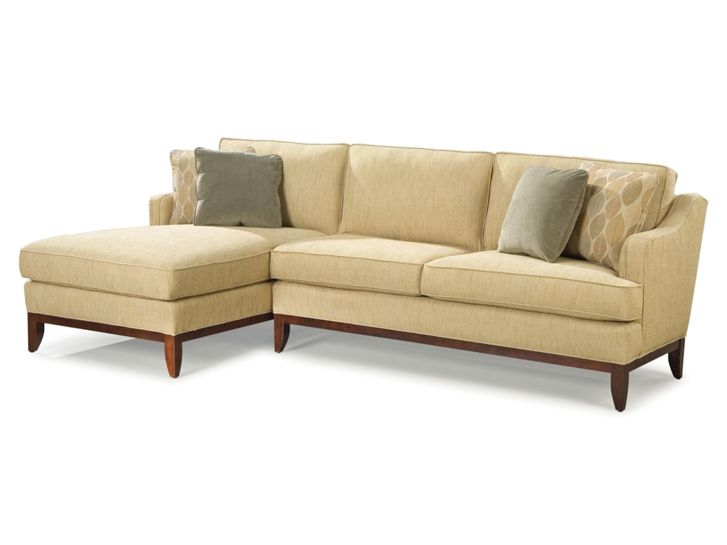Fairfield 2714 Contemporary Sectional Sofa With Left Side Chaise