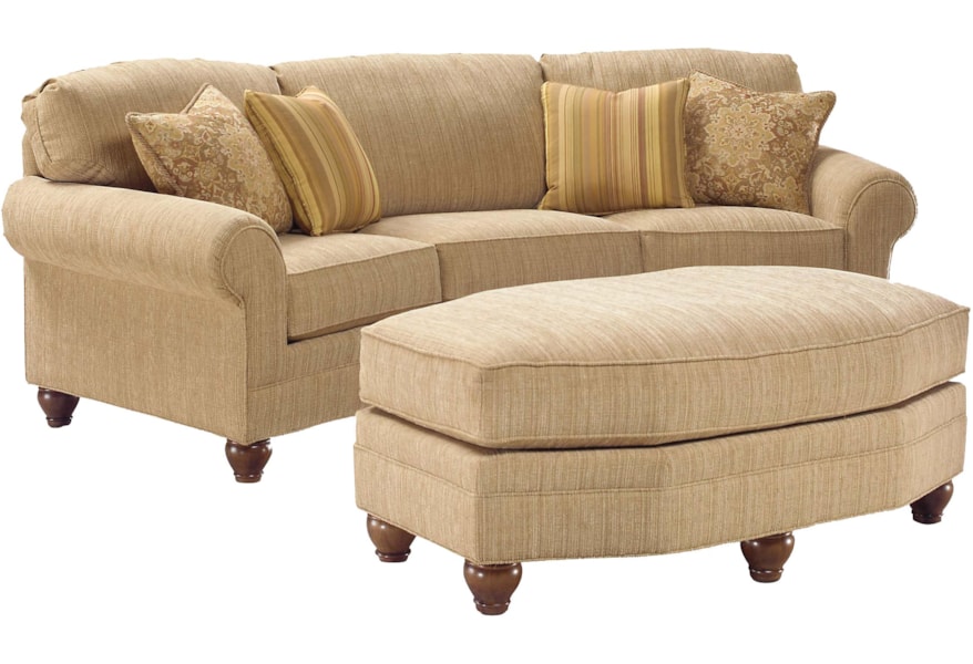 Fairfield 3768 Curved Arch Sofa Belfort Furniture Conversation Curved Arch Sofa Belfort Furniture