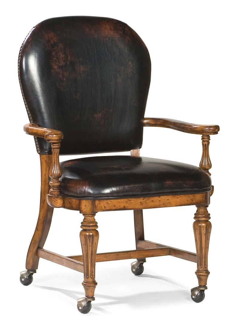 Fairfield Chairs Traditional Exposed Wood Chair With Round