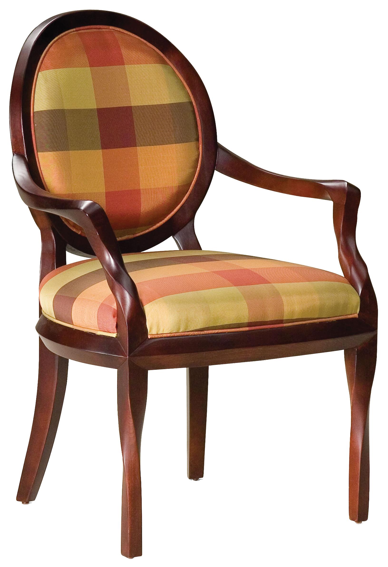 Fairfield Chairs Oval Back Occasional Chair With Twisted Wood Details Lindy S Furniture Company Exposed Wood Chairs