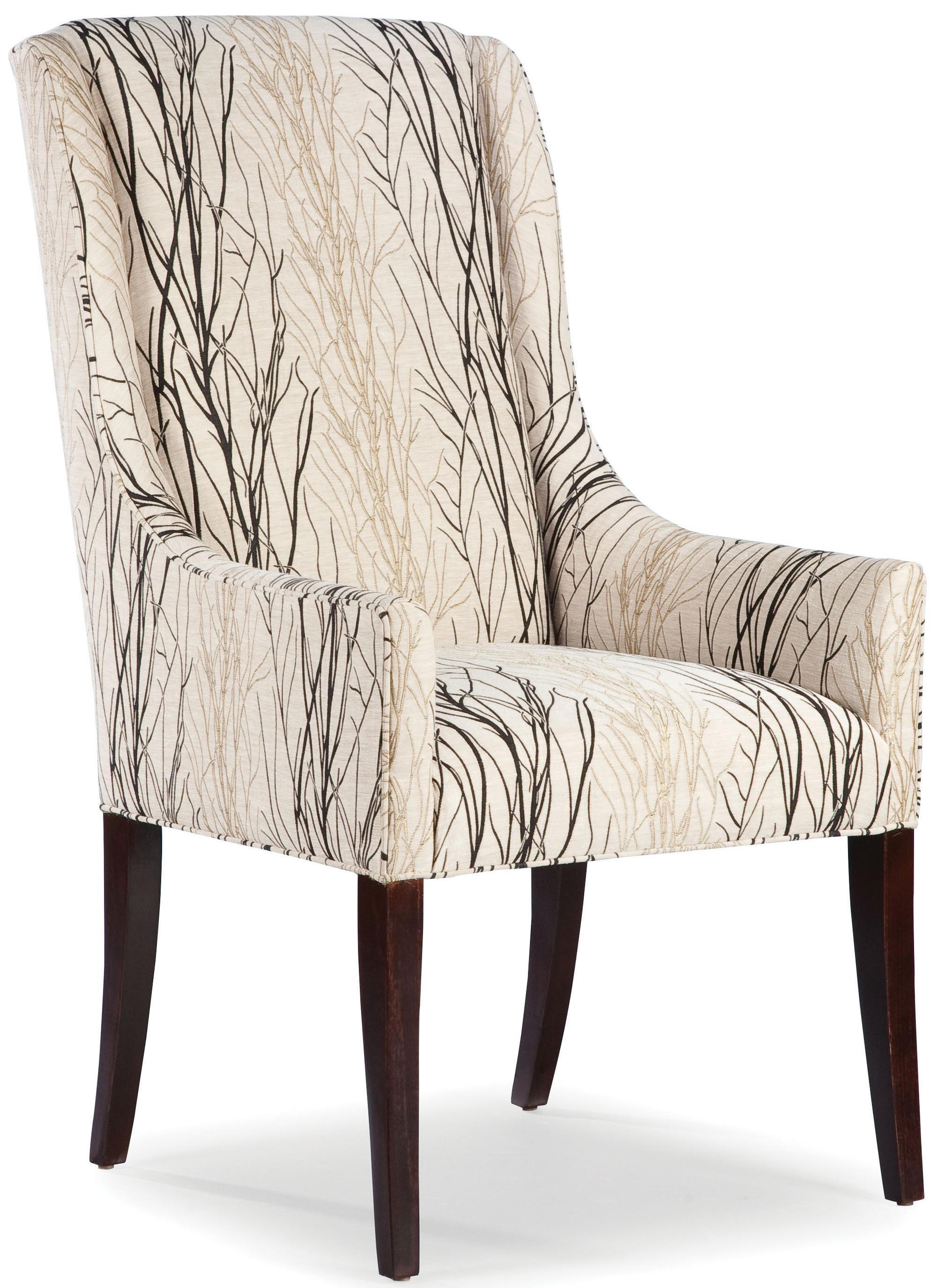 upholstered occasional arm chair