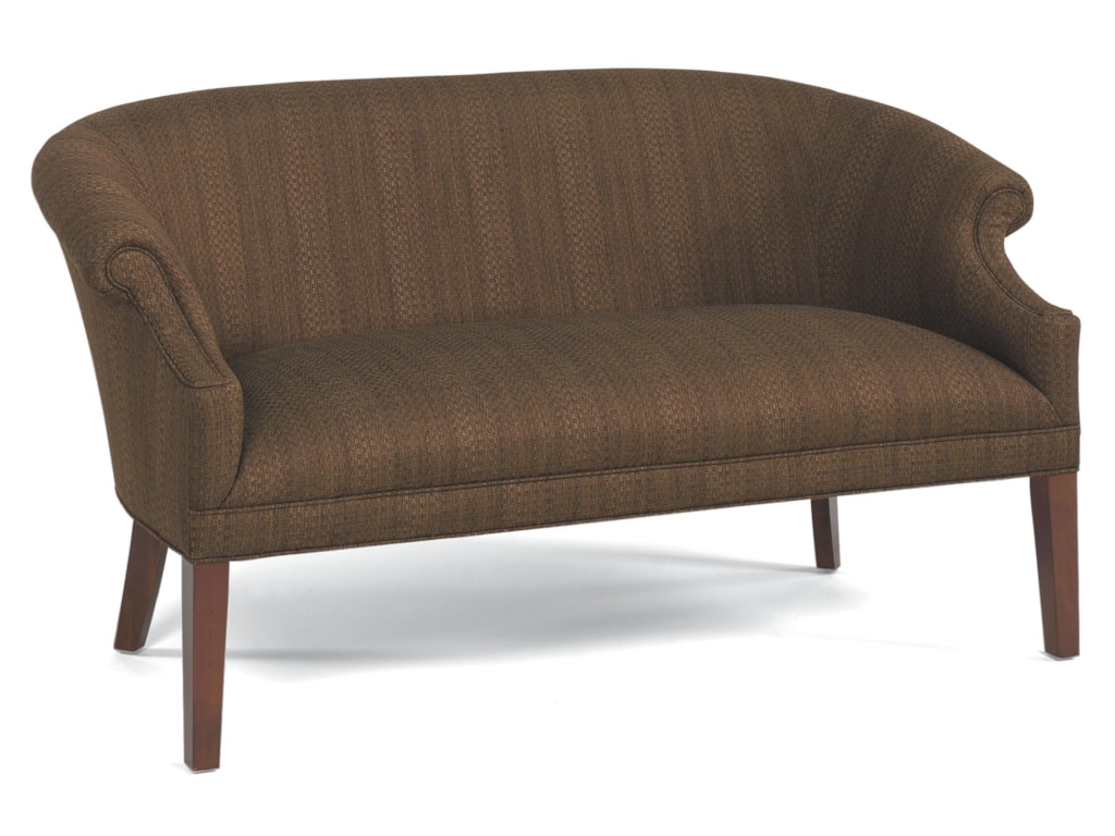 Fairfield Sofa Accents Stationary With Tall Wood Legs Fairfield Sofa Accents Stationary With Tall Wood Legs