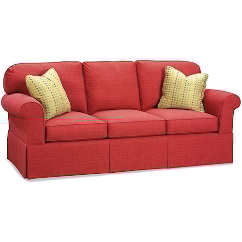 Fairfield Sofa Accents Stationary With Rounded Back Cushions Fairfield Sofa Accents Stationary With Rounded Back Cushions