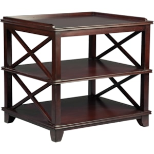 Fairfield Tables Casual End Table With Open Storage And Criss Cross Pattern Lindy S Furniture Company End Tables,Boy And Girl Hugging Drawing Easy