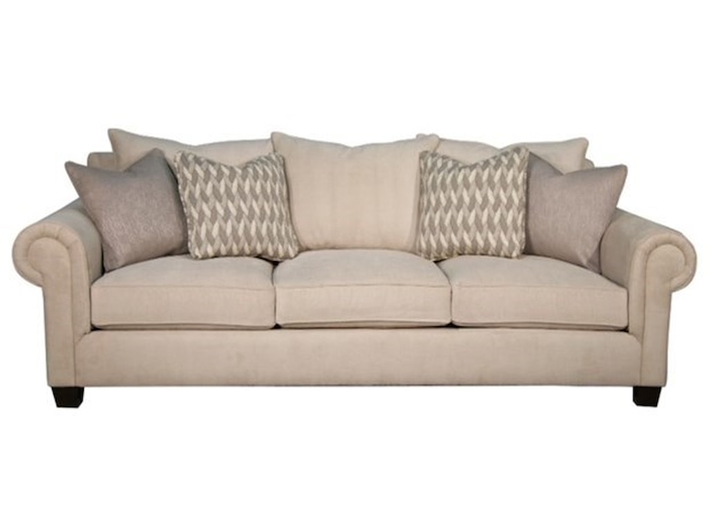Fairmont Designs Addison Traditional Sofa With Rolled Panel Arms Royal Furniture Sofas
