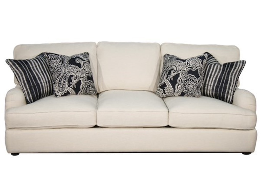 Fairmont Designs Calcutta Transitional Sofa With English Arms Reeds Furniture Sofas