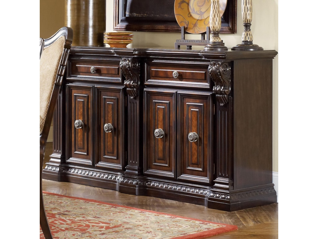 Fairmont Designs Grand Estates Sideboard Table W 2 Drawers Royal Furniture Sideboards