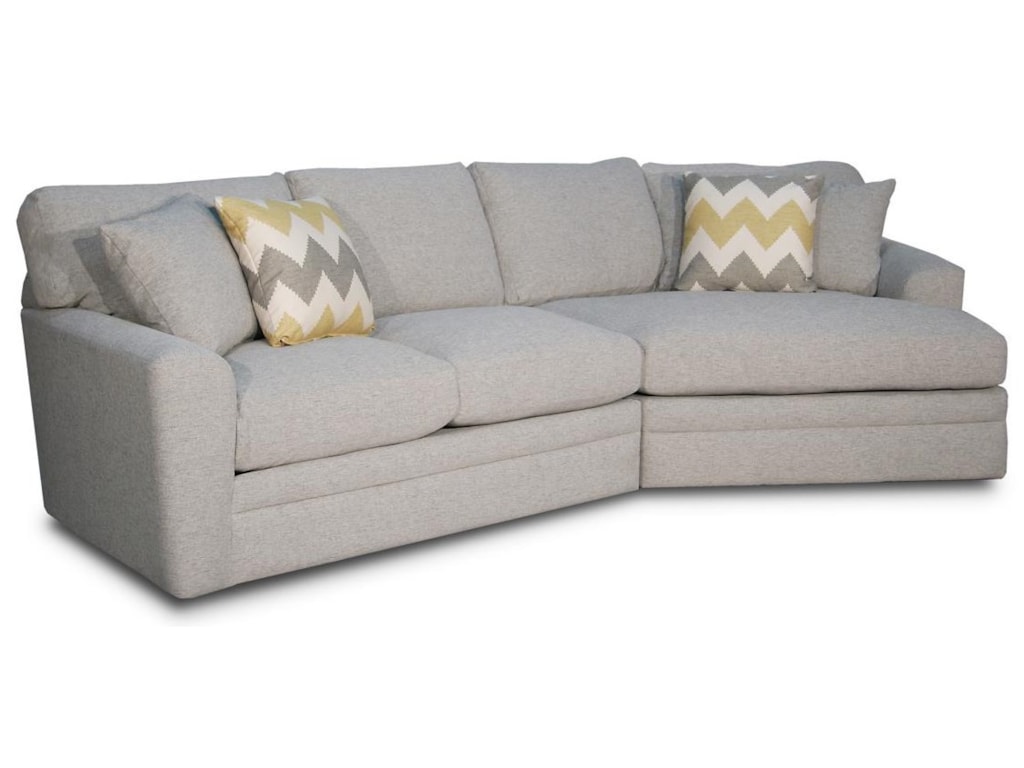 Palms 2 Pc Loveseat Chaise Cuddler Sectional By Fairmont Designs At Reeds Furniture