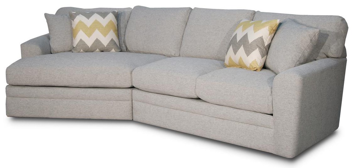 Fairmont Designs Palms 2 Pc Loveseat Chaise Cuddler Sectional
