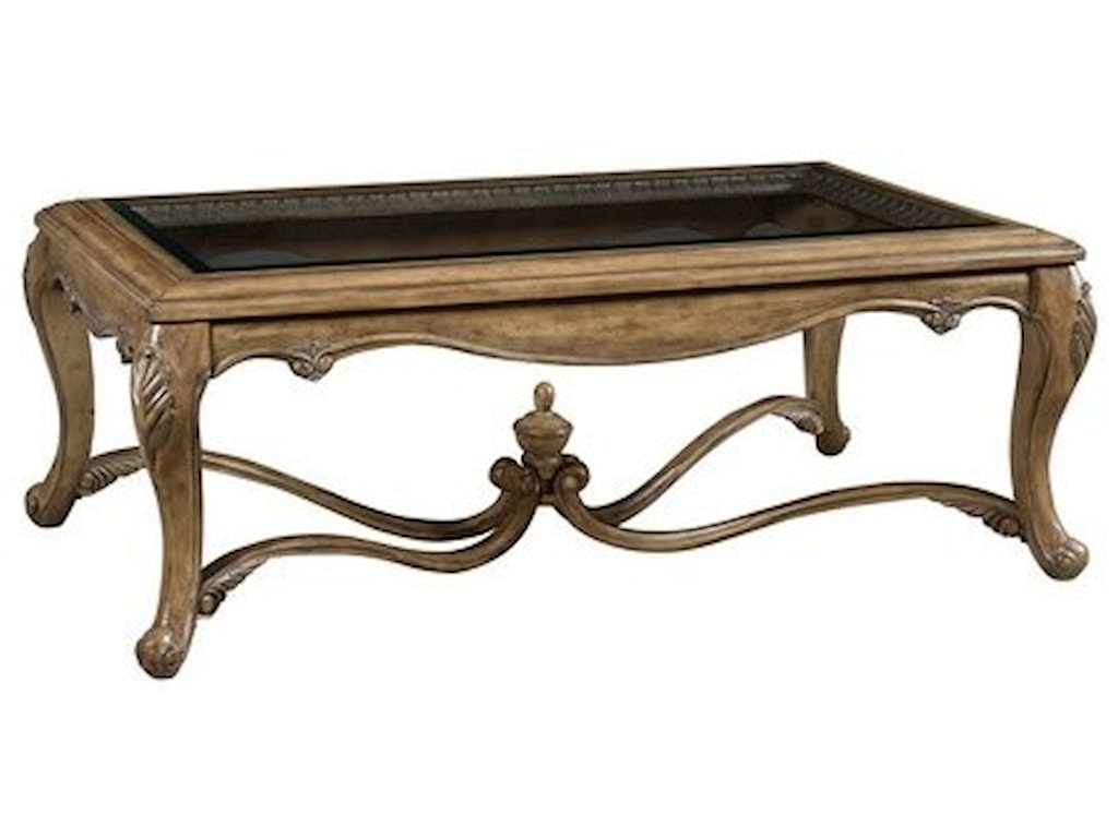 Fairmont Designs Touraine Rectangular Gl Top Tail Table Fairmont Designs Tourainetraditional Rectangular Tail Table