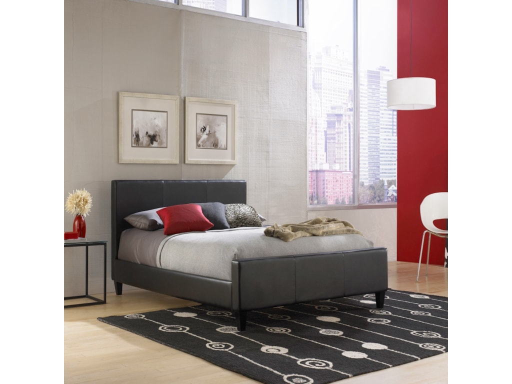 Fashion Bed Group LeatherFull Euro Bed