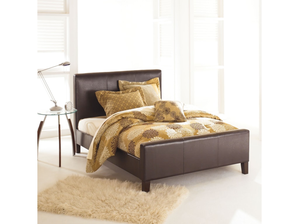 Fashion Bed Group LeatherCalifornia King Euro Bed