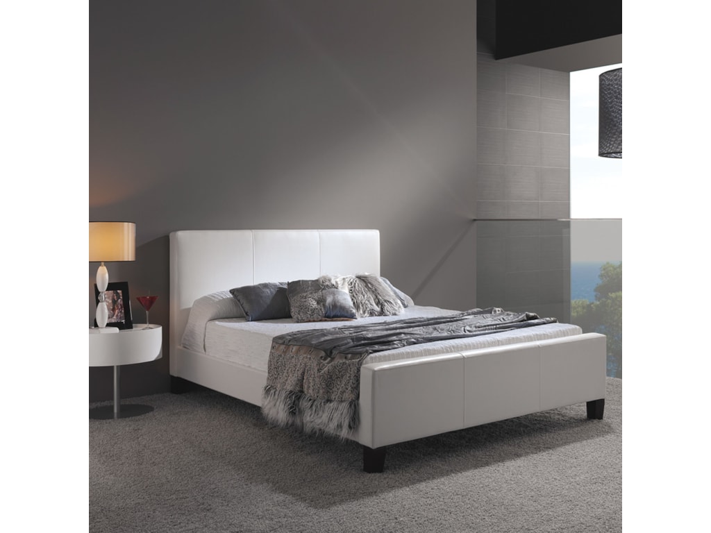 Fashion Bed Group LeatherCalifornia King Euro Bed