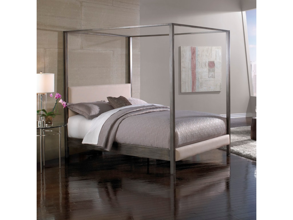 Fashion Bed Group Upholstered Headboards and BedsQueen Avalon Canopy Bed