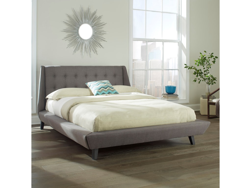 Fashion Bed Group Upholstered Headboards and BedsQueen Prelude Platform Bed