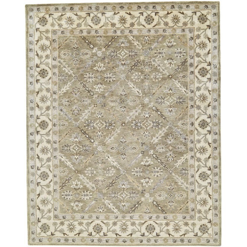 Feizy Rugs Eaton Sage 8 X 11 Area Rug Sprintz Furniture Rugs