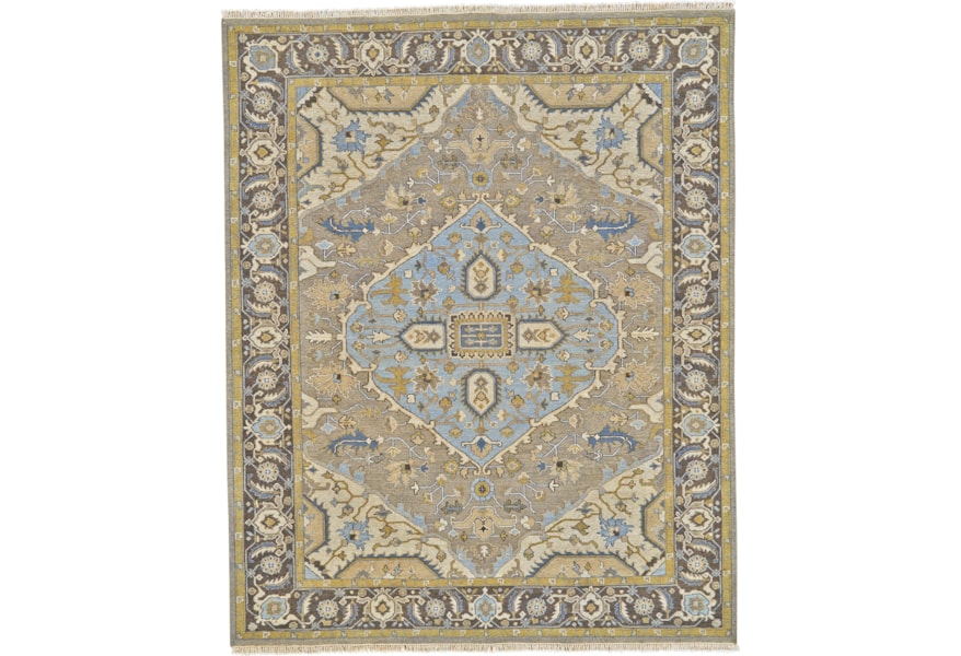 Feizy Rugs Goshen Dark Gray Charcoal 3 6 X 5 6 Area Rug Sprintz Furniture Rugs