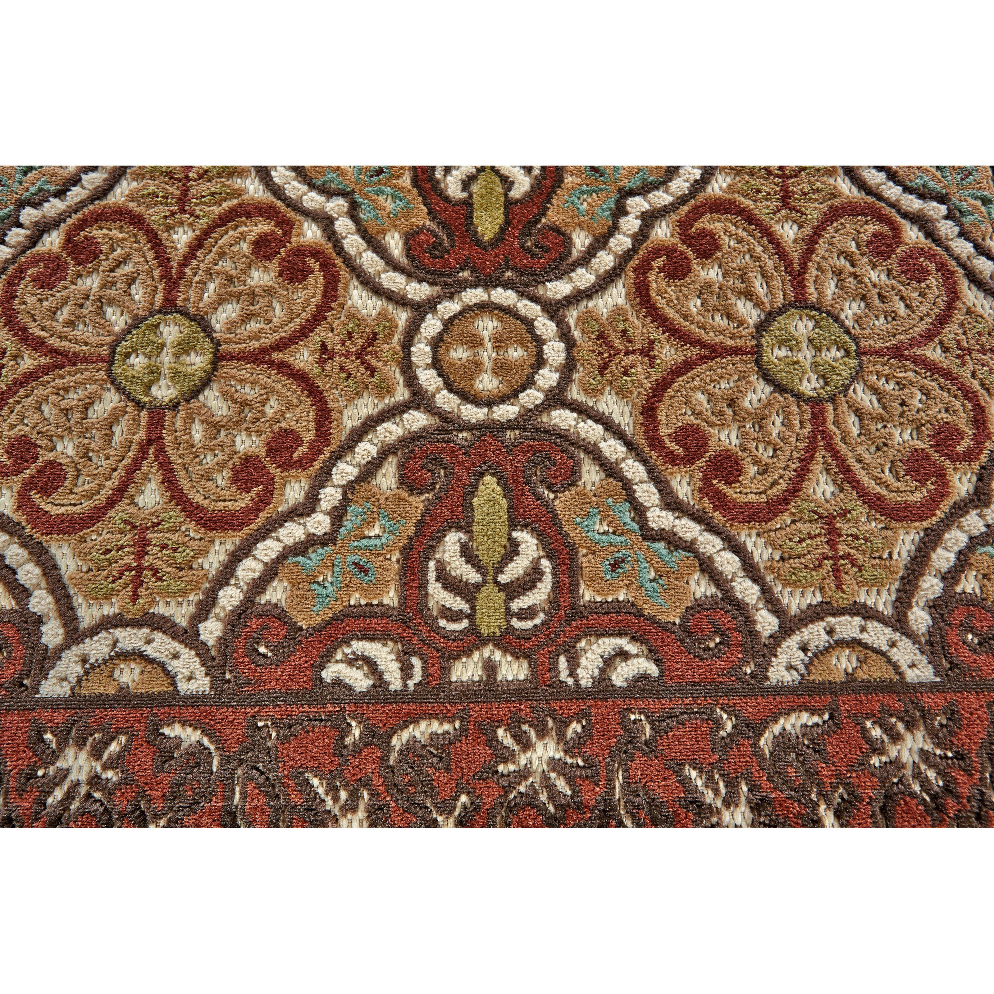 Feizy Rugs Lucka Sand/Terra Cotta 2'-1" X 4' Area Rug