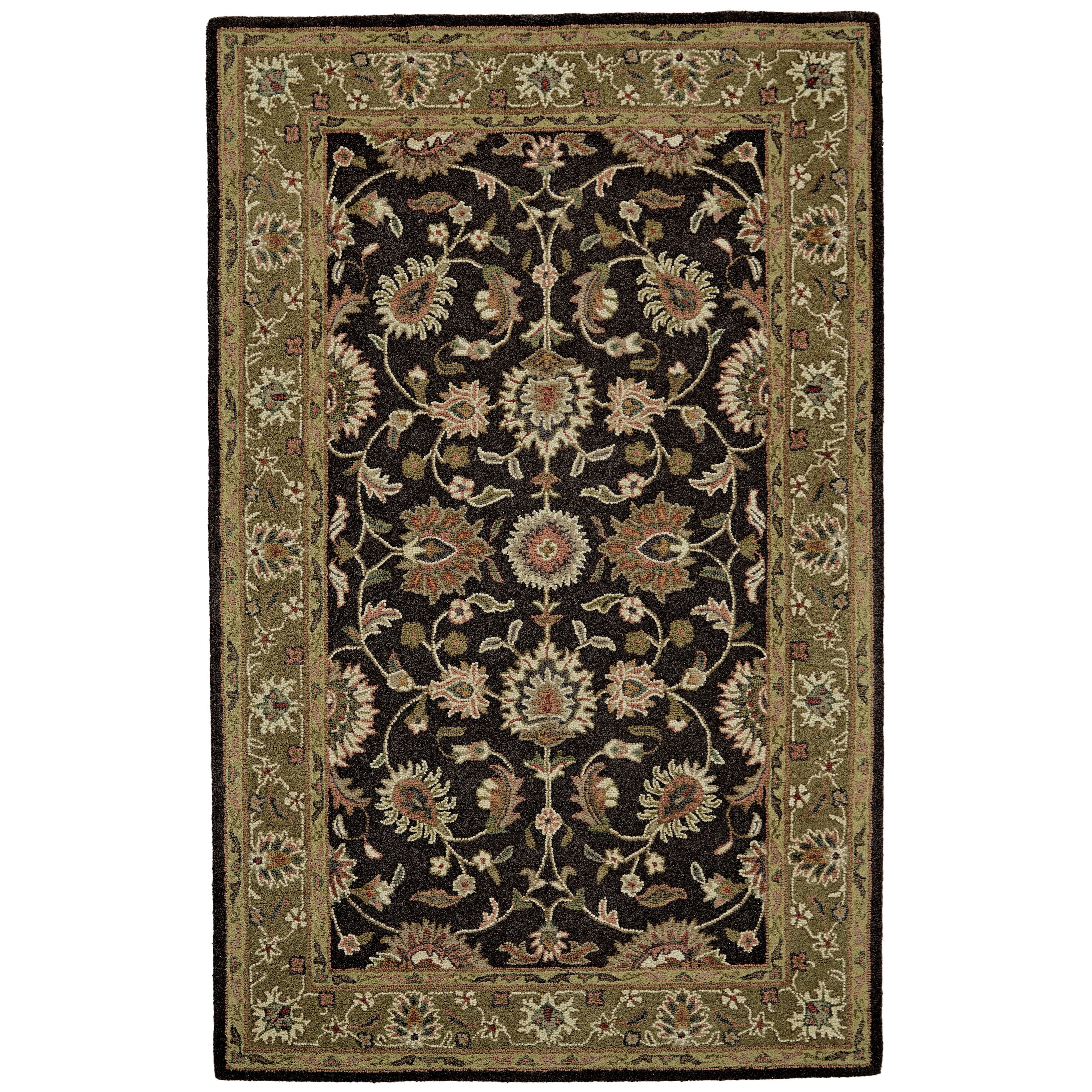 Feizy Rugs Magellan Dark Brown Green 8 X 11 Area Rug Sprintz Furniture Rugs