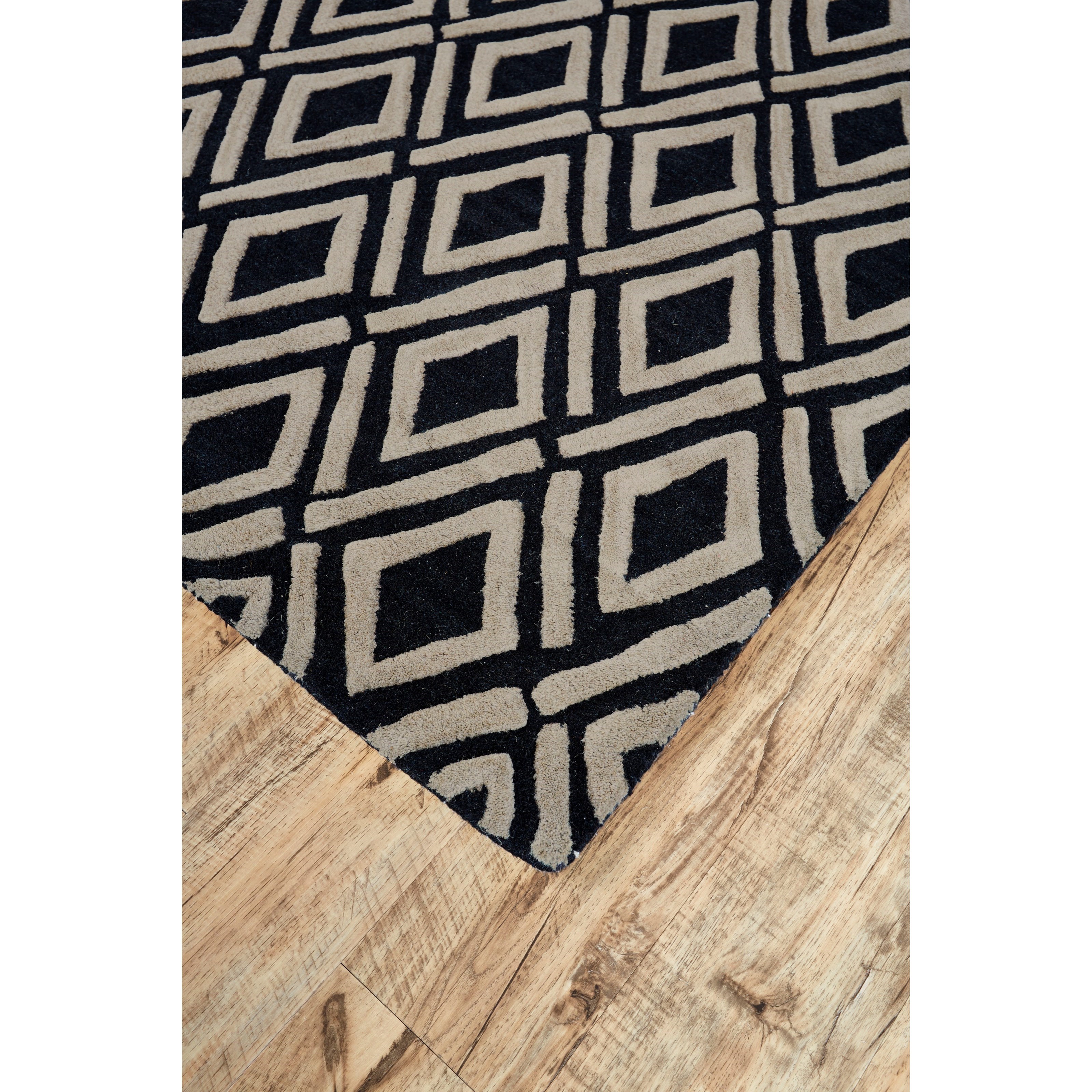 Feizy Rugs Portico Gray Black 5 X 8 Area Rug Sprintz Furniture Rugs