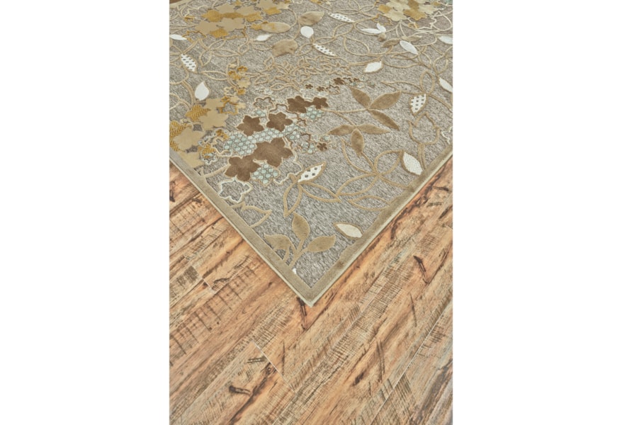 Feizy Rugs Saphir Mah Pewter Sage 9 8 X 12 7 Area Rug Feizy Rugs Saphir Mah Pewter Sage 9 8