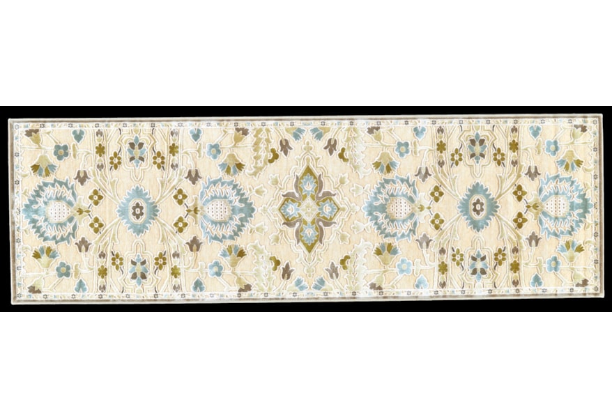 Feizy Rugs Saphir Mah Cream Spa Blue 7 6 X 10 Area Rug Feizy Rugs Saphir Mah Cream Spa Blue 7