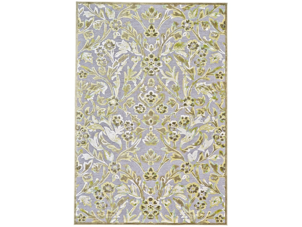 Feizy Rugs Saphir Mah Pewter Dark Green 7 6 X 10 Area Feizy Rugs Saphir Mah Pewter Dark Green 7 6 X 10 Area