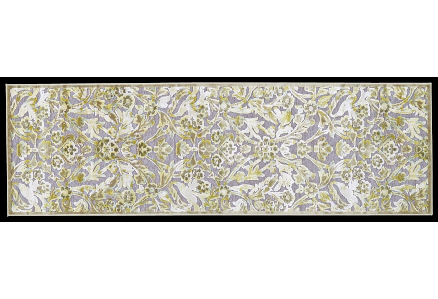 Feizy Rugs Saphir Mah Pewter Dark Green 2 6 X 8 Runner Rug Feizy Rugs Saphir Mah Pewter Dark Green