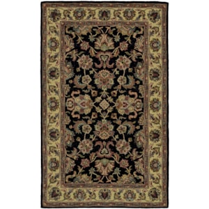 Feizy Rugs Yale Black Gold 2 X 3 Area Rug Sprintz Furniture Rugs
