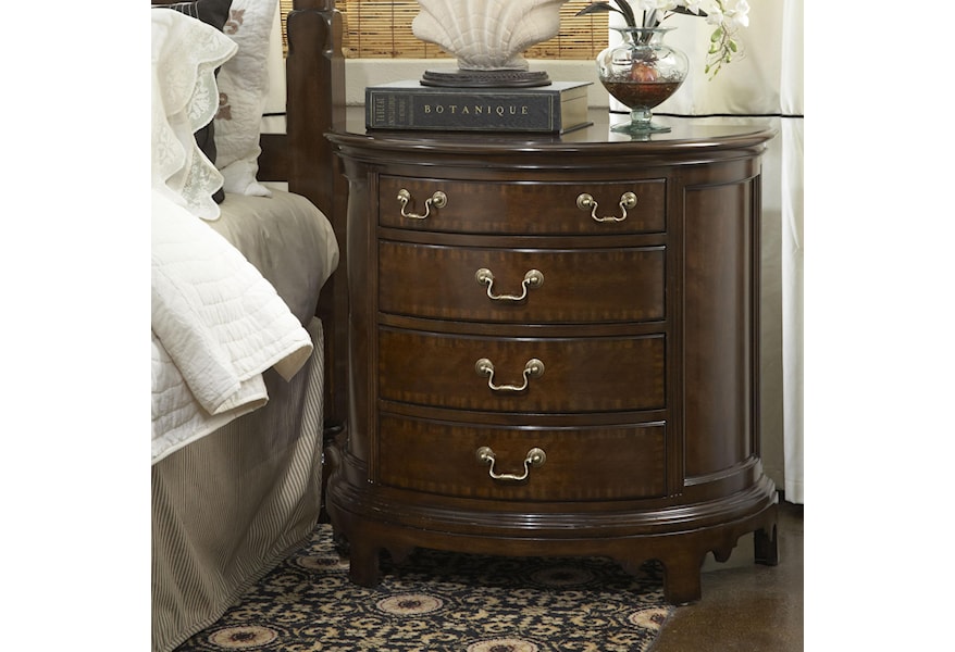 Belfort Signature Belmont Norfolk Demilune Chest With Four Drawers