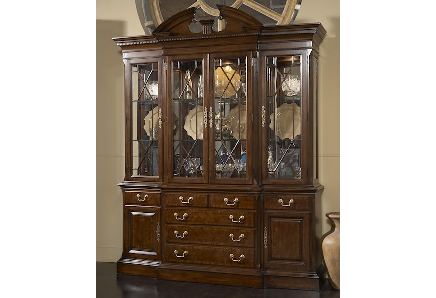 Belfort Signature Belmont Andover Breakfront China Cabinet With
