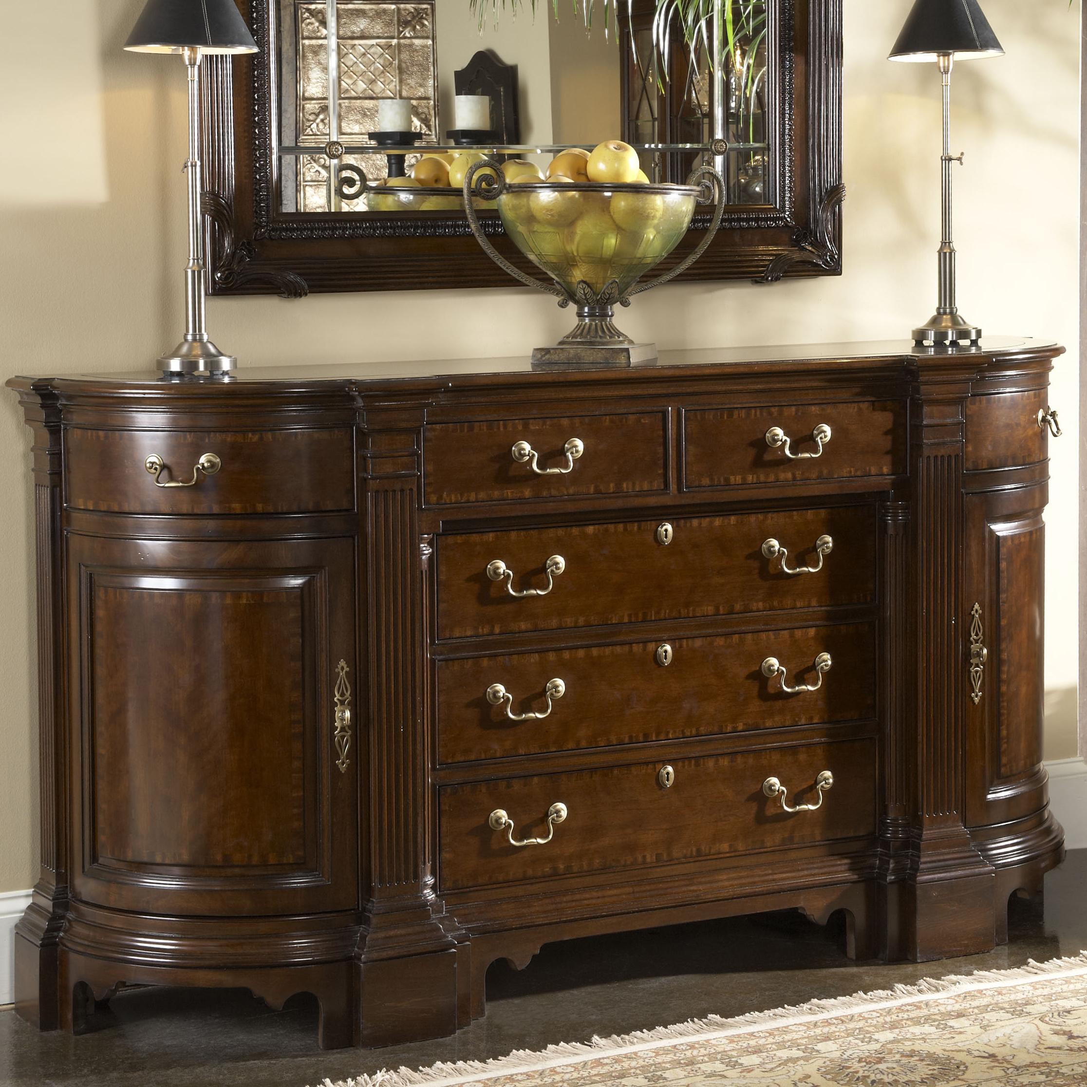 Belfort Signature Belmont Kennett Square Credenza With Black