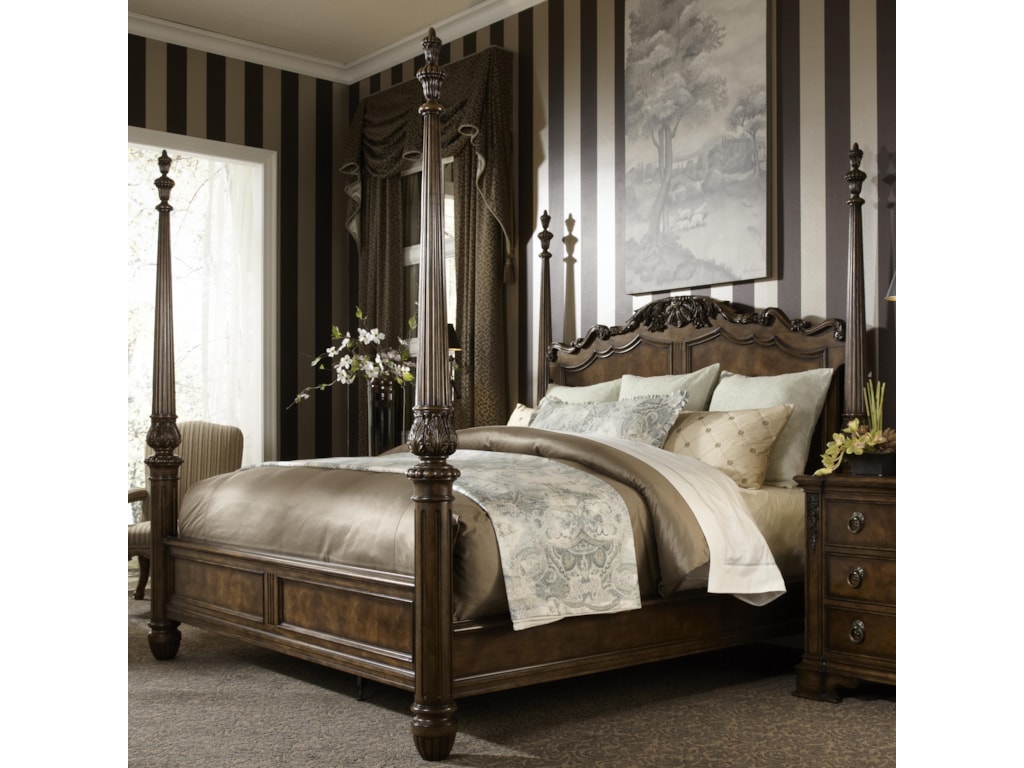 Fine Furniture Design Belvedere King Traditional Antique Style Four Fine Furniture Design Belvedere King Traditional Antique Style Four Poster Bed