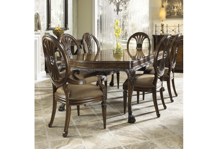 Fine Furniture Design Belvedere Traditional Seven Piece Dining Set Traditional Seven Piece Dining Set