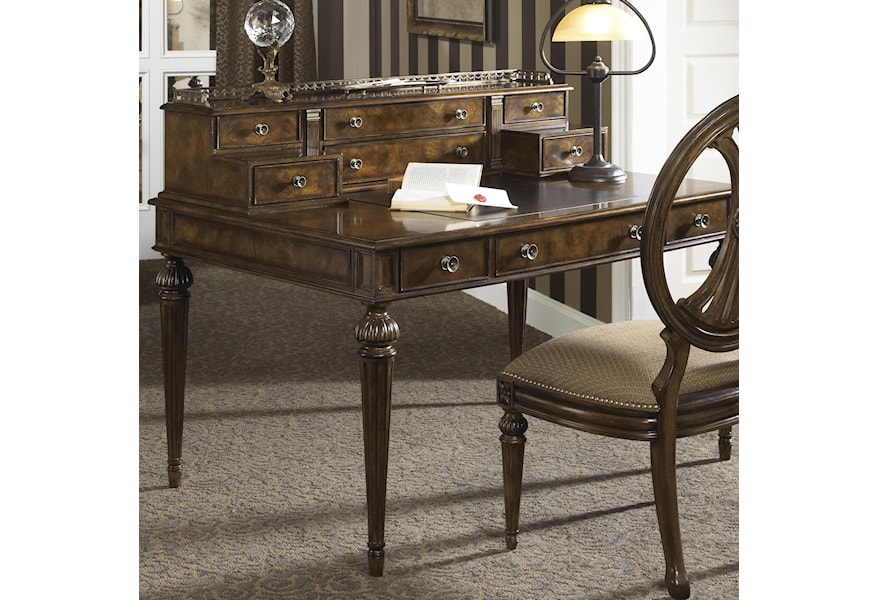 Michael Harrison Belvedere Traditional Syle Writing Desk With Nine
