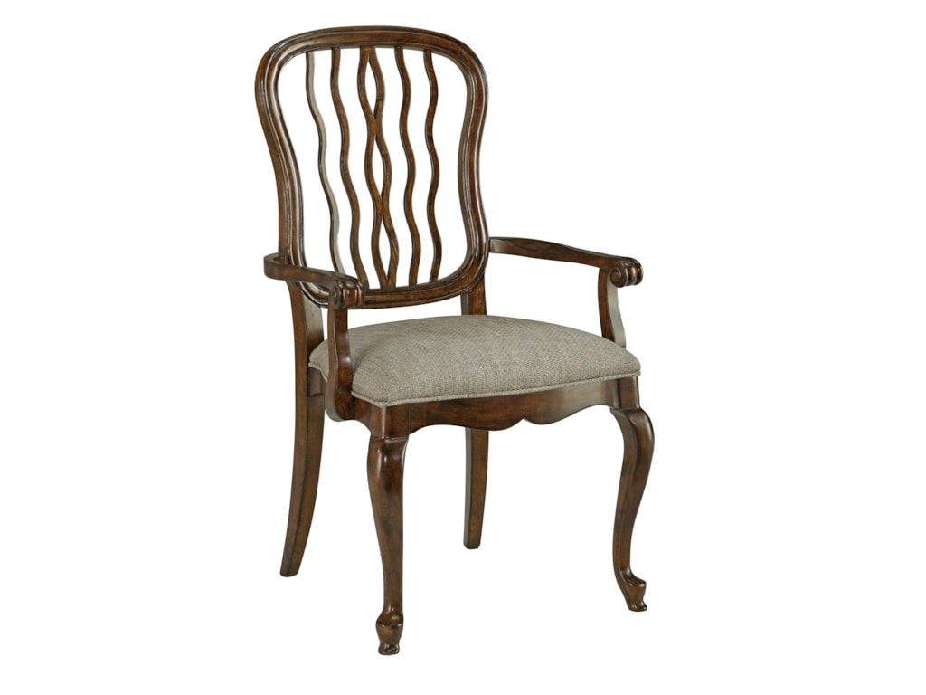 Fine Furniture Design BiltmoreCarved Back Dining Arm Chair