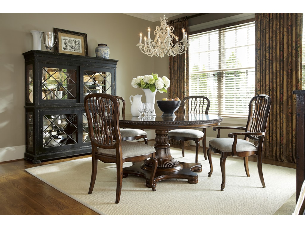 Fine Furniture Design BiltmoreCarved Back Dining Arm Chair