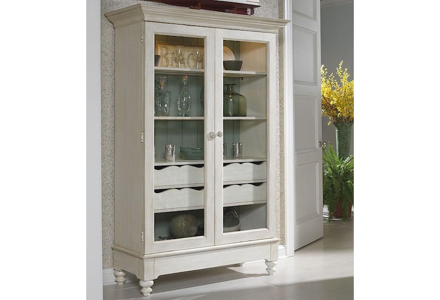 Michael Harrison Summer Home Display Cabinet With 2 Glass Doors