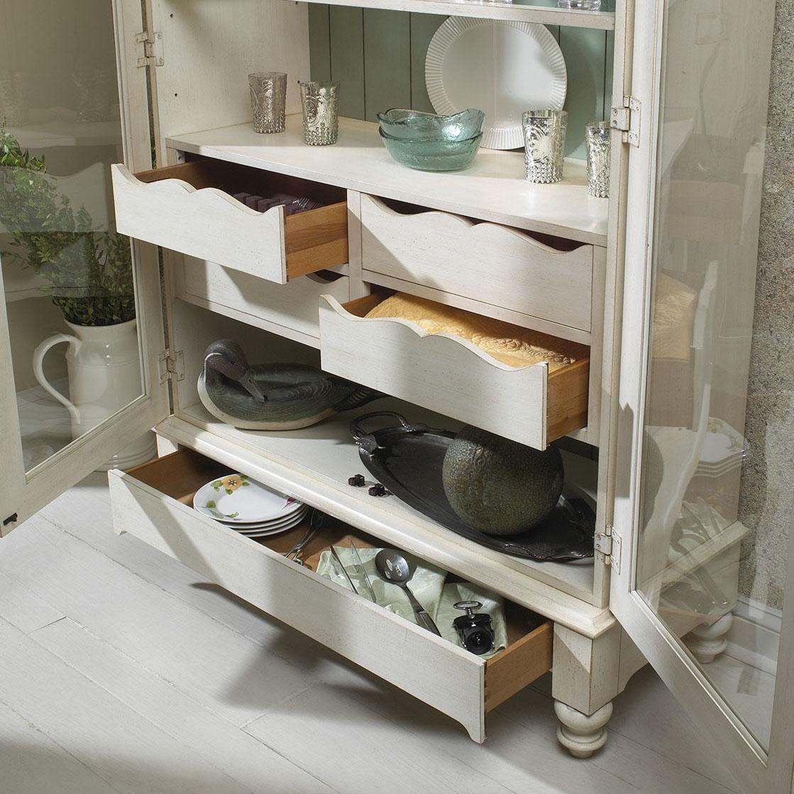 Michael Harrison Summer Home Display Cabinet With 2 Glass Doors