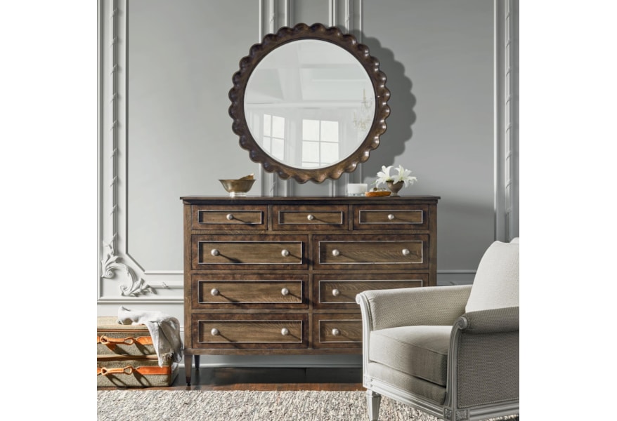 Belfort Signature Veranda Colfax Nine Drawer Dresser Mirror Set