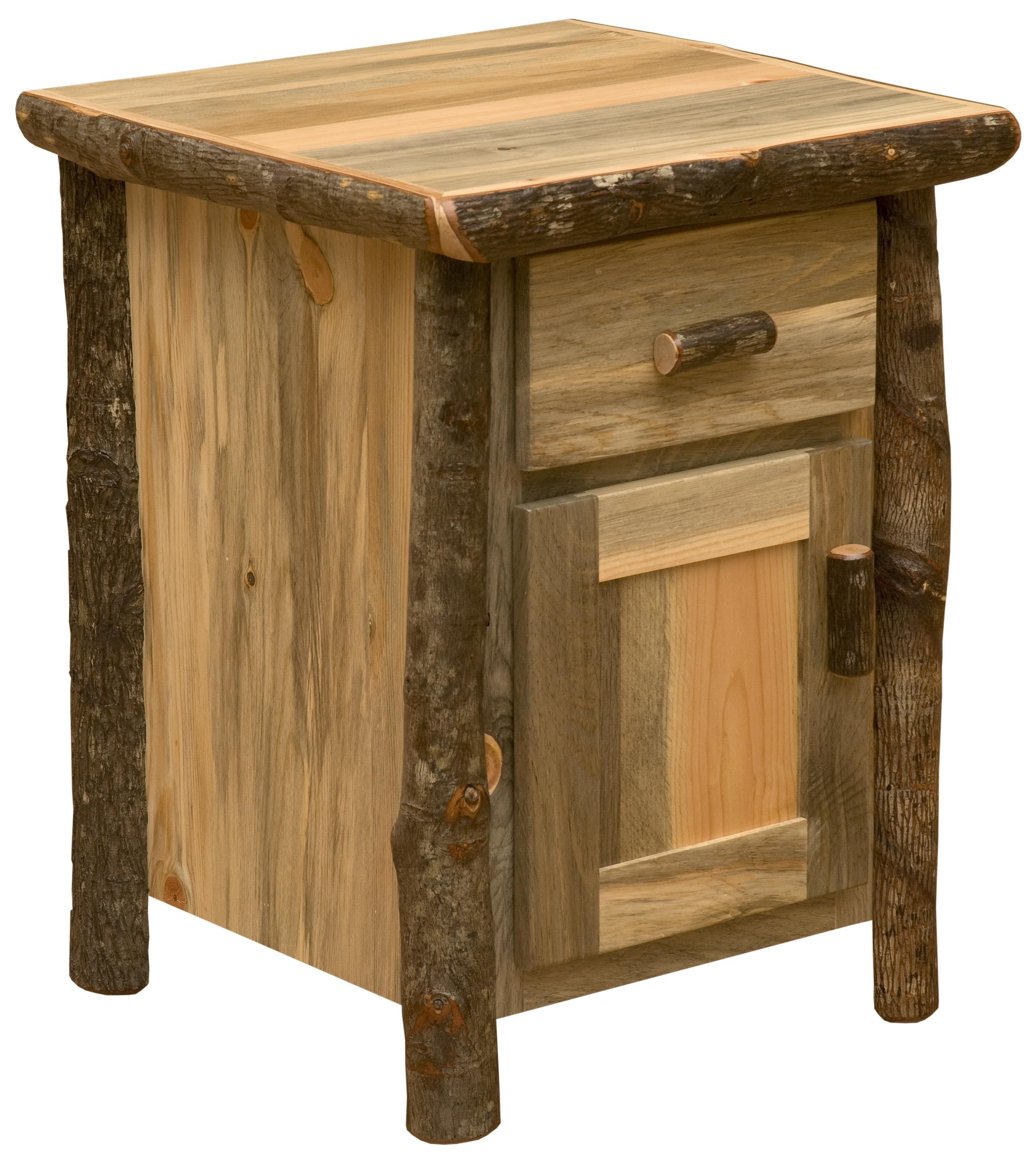 Fireside Lodge Blue Stain Pine Nightstand Conlin S Furniture Nightstands