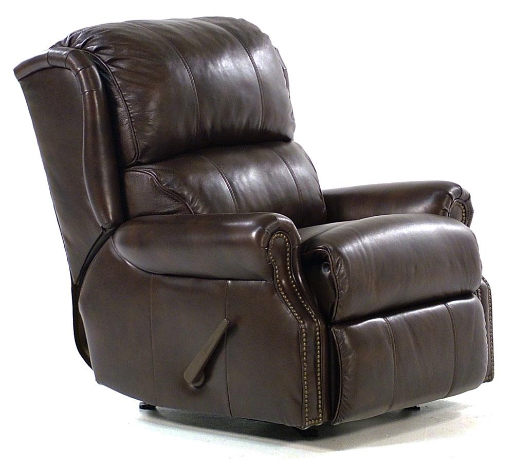 Flexsteel Comfort Zone Leather Rocking Recliner Rotmans Three Way
