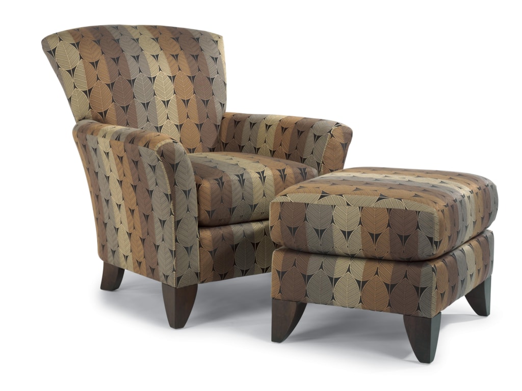 Flexsteel AccentsChair & Ottoman Set