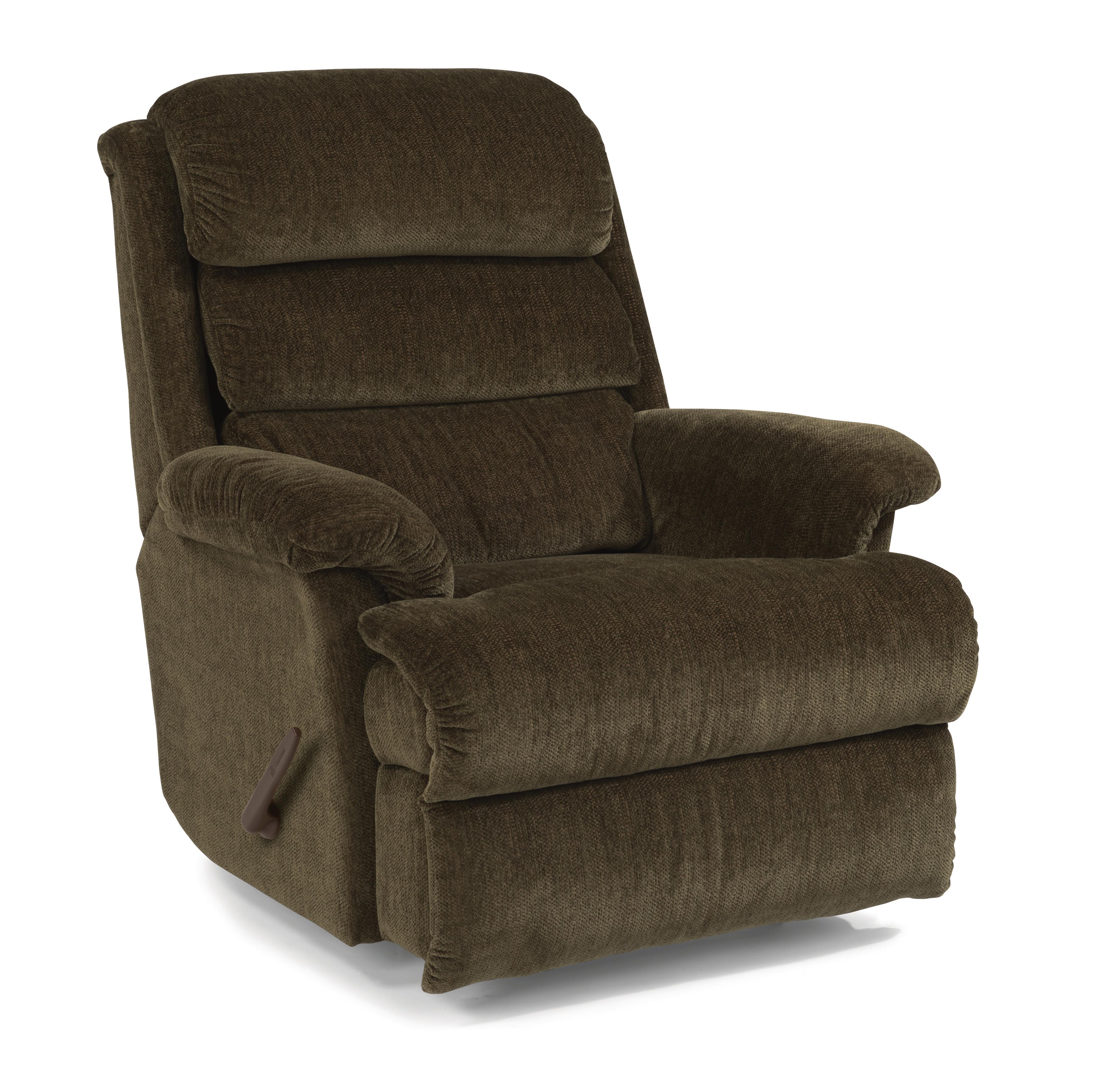 rowe upholstered manual reclining glider recliner