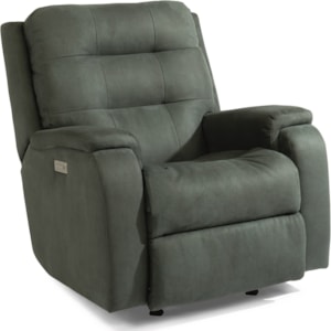 Flexsteel Arlo 2810 50 Contemporary Recliner Dunk Bright Furniture Recliners