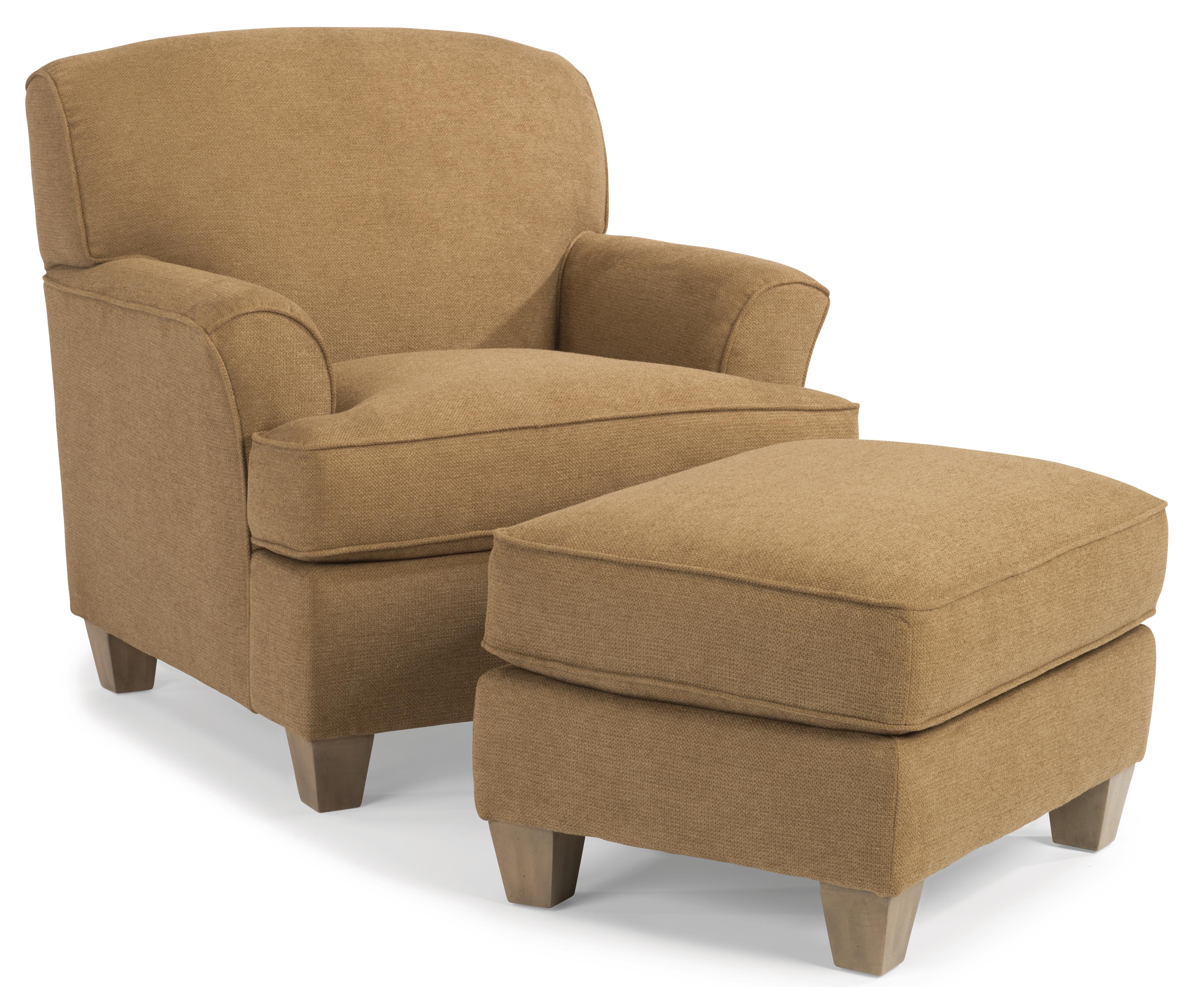 Atlantis Casual Chair And Ottoman Set By Flexsteel At Rotmans