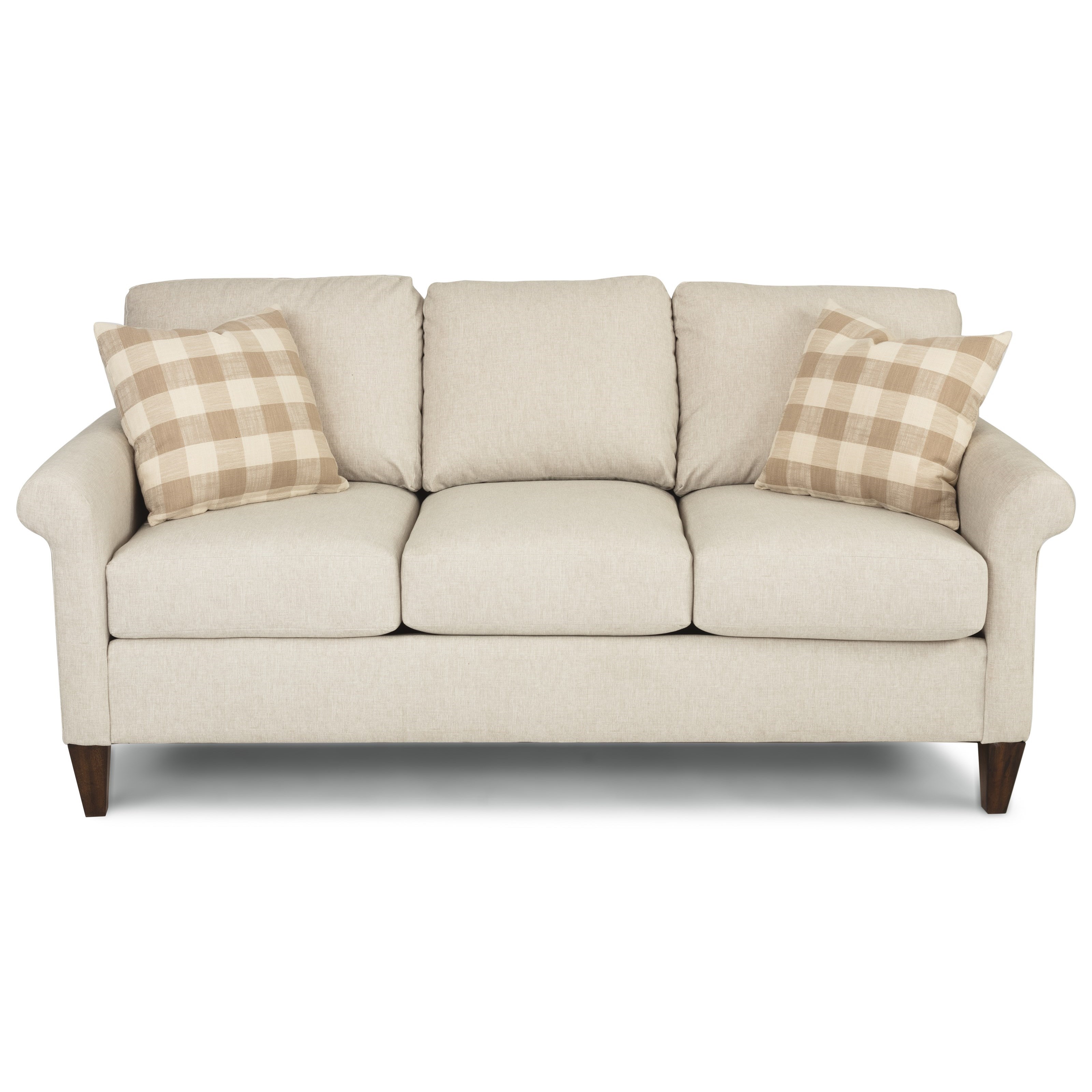 Flexsteel Audrey 5002 30 Transitional Sofa With Rolled Arms Dunk