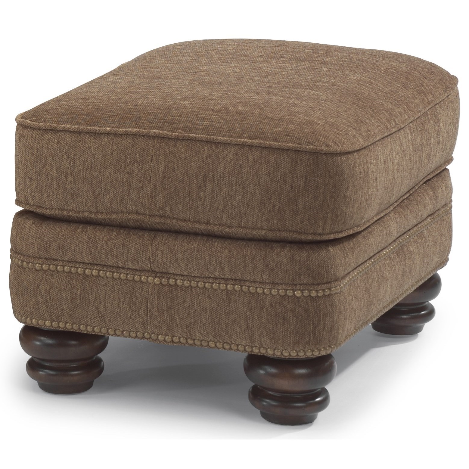 Flexsteel Bay Bridge Traditional Chair Ottoman Rooms And Rest Ottomans