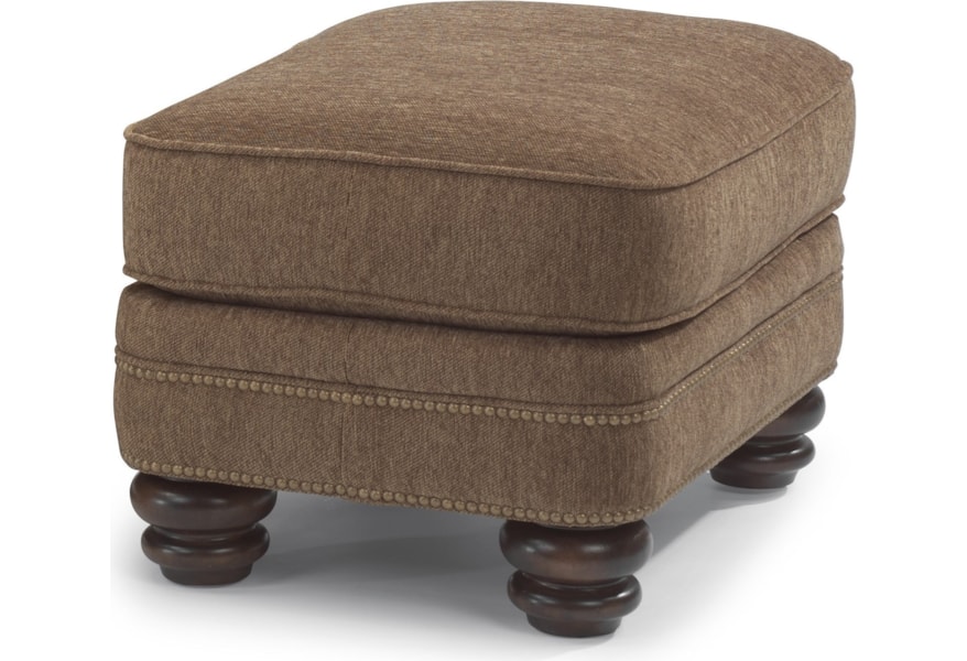 Flexsteel Bay Bridge Traditional Chair Ottoman Rooms And Rest Ottomans