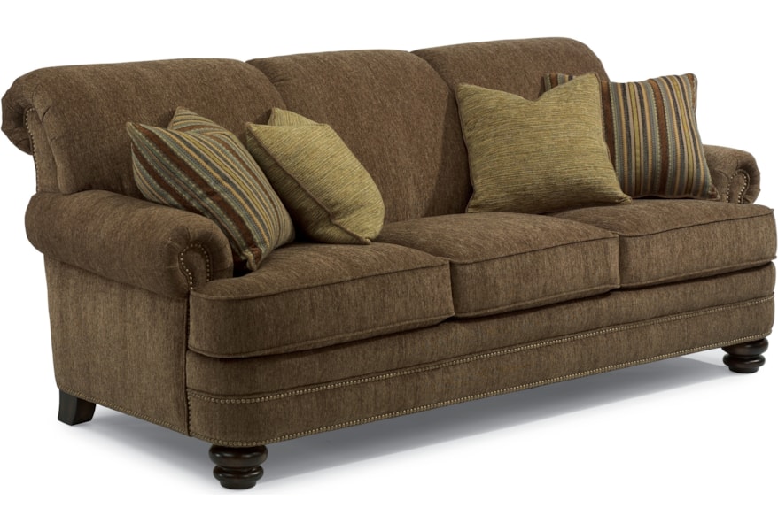 Flexsteel Bay Bridge 7791 31 Traditional Rolled Back Sofa Dunk Flexsteel Bay Bridge 7791 31